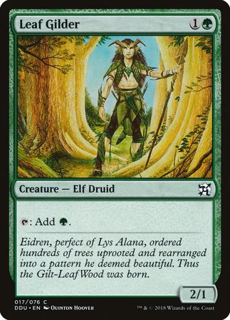 Leaf Gilder [Duel Decks: Elves vs. Inventors] | Exor Games New Glasgow