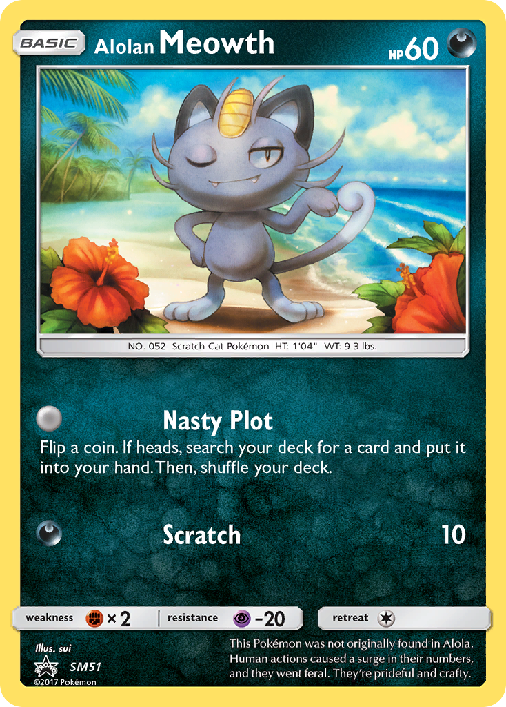 Alolan Meowth (SM51) [Sun & Moon: Black Star Promos] | Exor Games New Glasgow