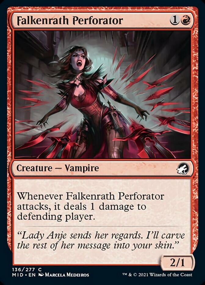 Falkenrath Perforator [Innistrad: Midnight Hunt] | Exor Games New Glasgow