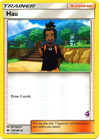 Hau (120/149) (Mewtwo Deck) [Battle Academy 2020] | Exor Games New Glasgow