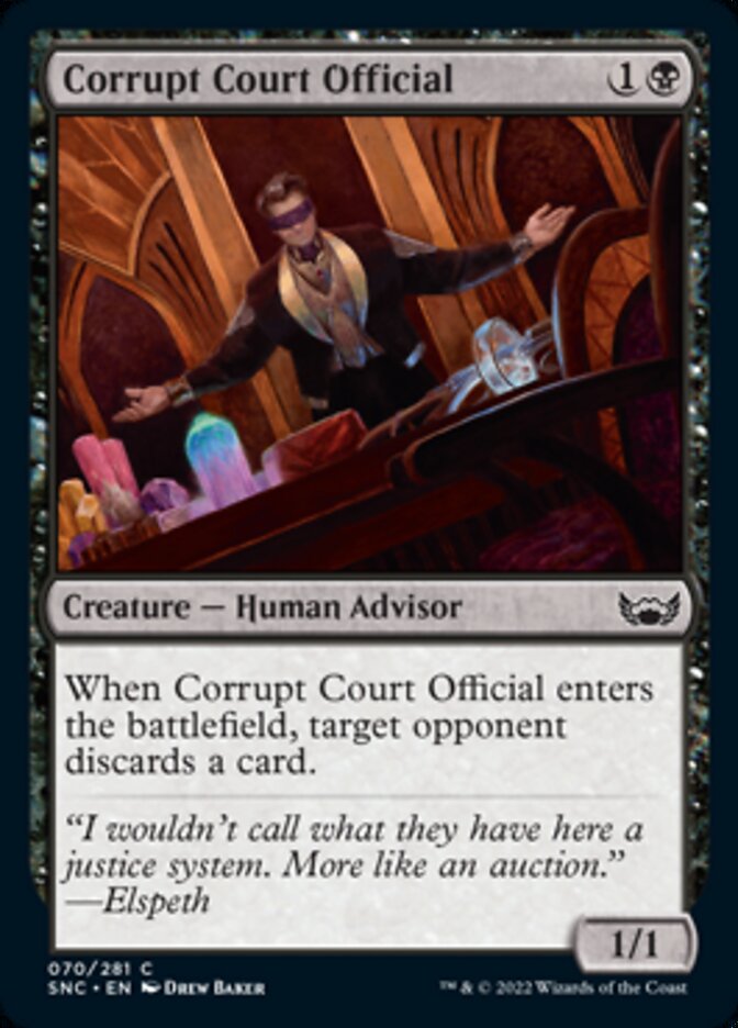 Corrupt Court Official [Streets of New Capenna] | Exor Games New Glasgow