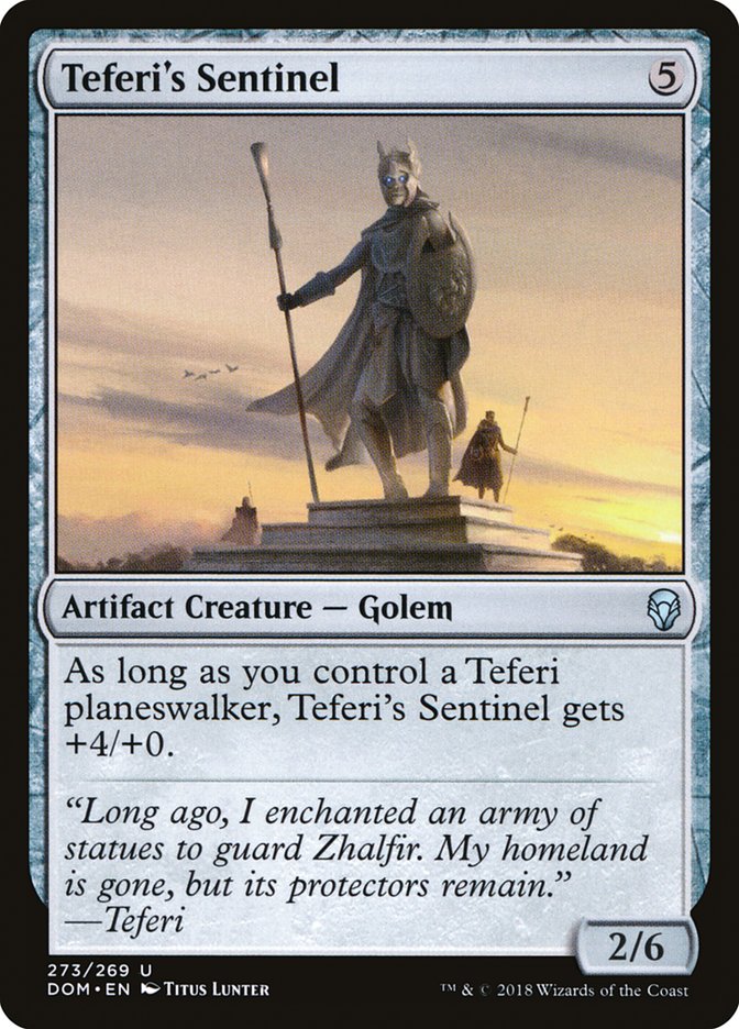 Teferi's Sentinel [Dominaria] | Exor Games New Glasgow