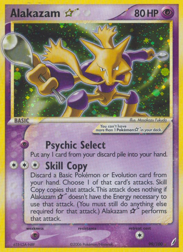 Alakazam Star (99/100) [EX: Crystal Guardians] | Exor Games New Glasgow