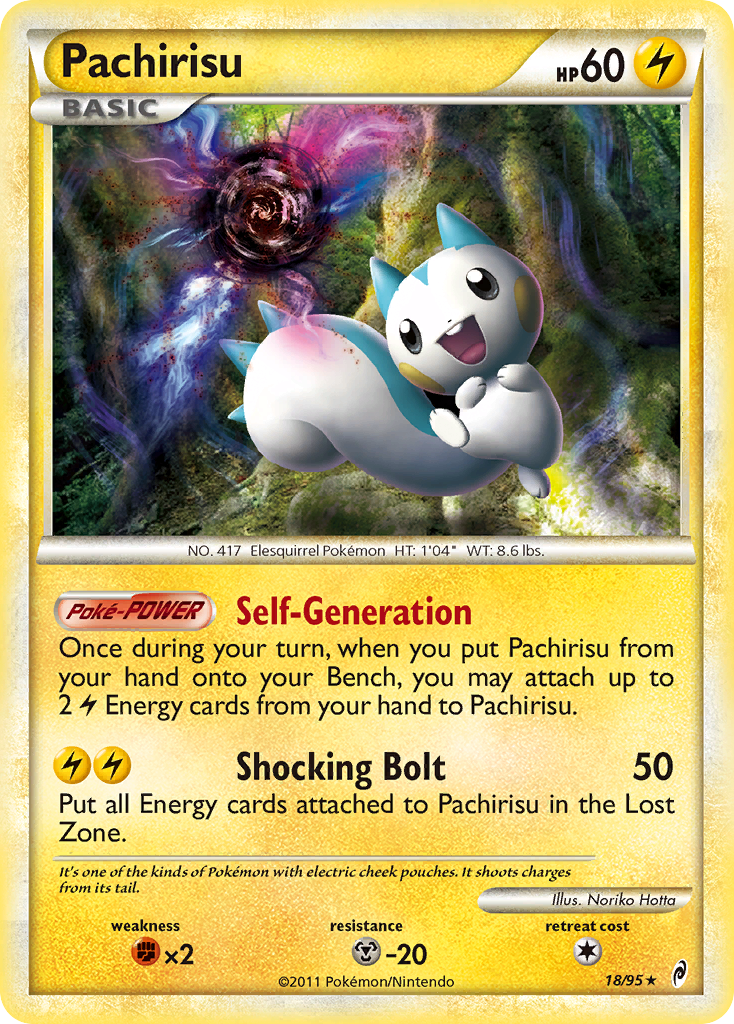 Pachirisu (18/95) [HeartGold & SoulSilver: Call of Legends] | Exor Games New Glasgow