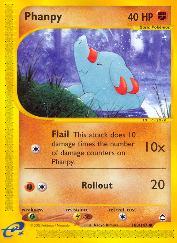 Phanpy (100/147) [Aquapolis] | Exor Games New Glasgow