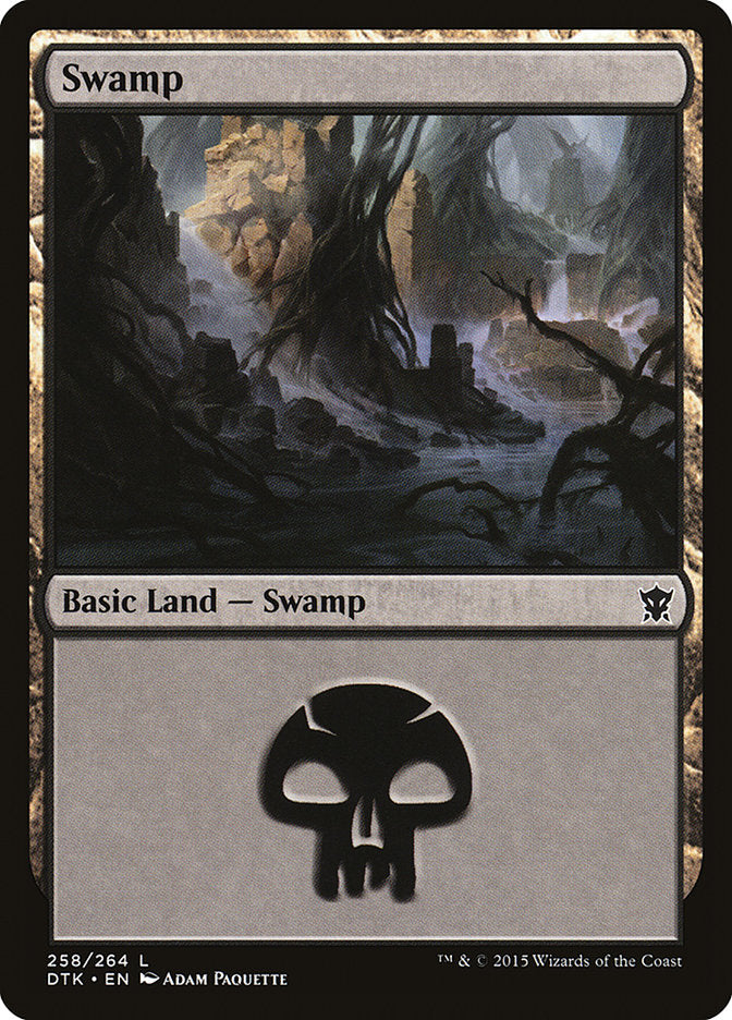 Swamp (258) [Dragons of Tarkir] | Exor Games New Glasgow