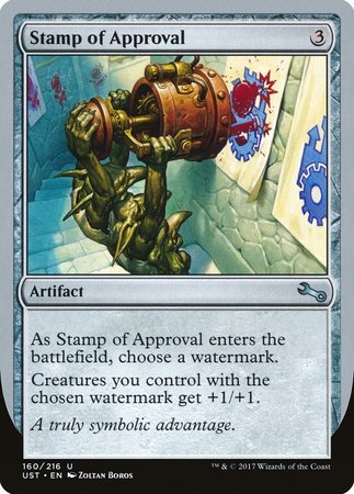 Stamp of Approval [Unstable] | Exor Games New Glasgow