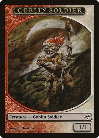 Goblin Soldier Token [Eventide Tokens] | Exor Games New Glasgow