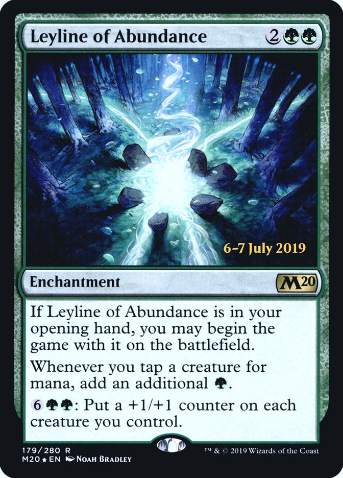 Leyline of Abundance  [Core Set 2020 Prerelease Promos] | Exor Games New Glasgow