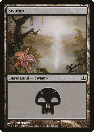 Swamp (307) [Commander 2011] | Exor Games New Glasgow