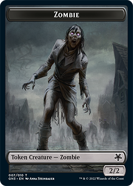 Zombie // Human Soldier Double-Sided Token [Game Night: Free-for-All Tokens] | Exor Games New Glasgow