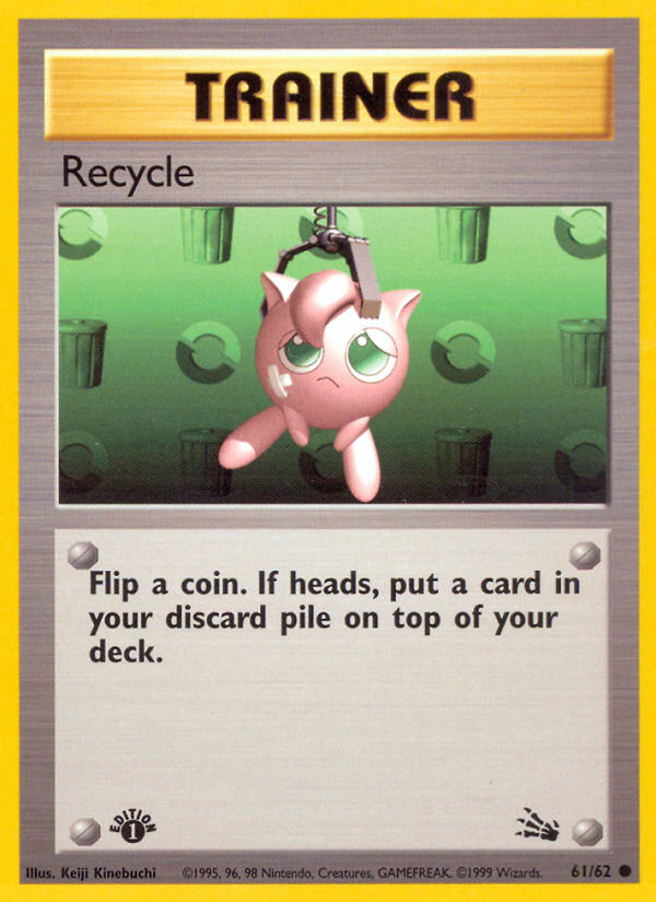 Recycle (61/62) [Fossil 1st Edition] | Exor Games New Glasgow