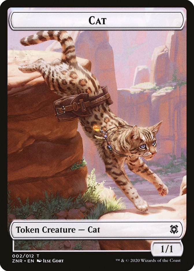 Cat Token [Zendikar Rising] | Exor Games New Glasgow