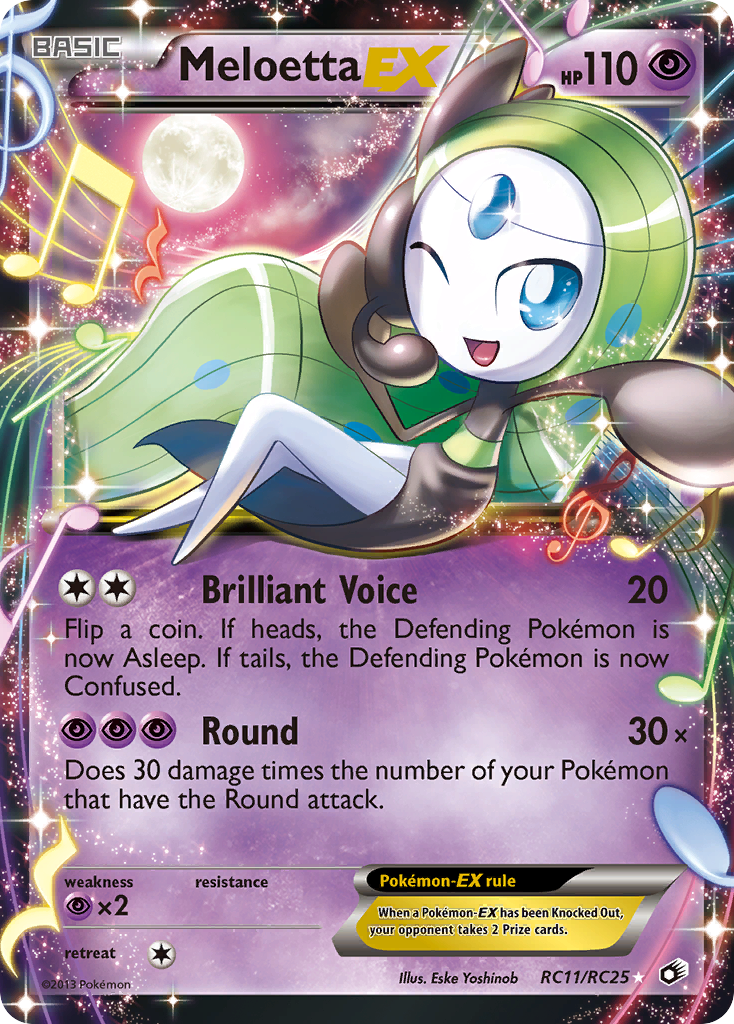 Meloetta EX (RC11/RC25) [Black & White: Legendary Treasures] | Exor Games New Glasgow