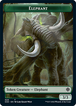 Elephant // Thopter Double-Sided Token [Starter Commander Decks] | Exor Games New Glasgow