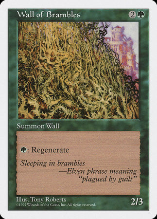 Wall of Brambles [Fifth Edition] | Exor Games New Glasgow