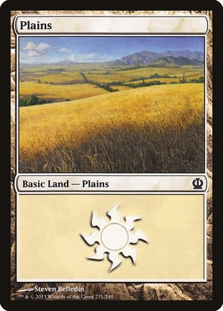 Plains (231) [Theros] | Exor Games New Glasgow