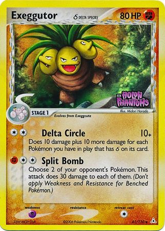 Exeggutor (41/110) (Delta Species) (Stamped) [EX: Holon Phantoms] | Exor Games New Glasgow