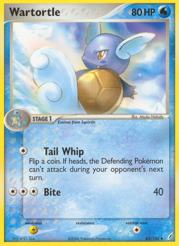 Wartortle (43/100) [EX: Crystal Guardians] | Exor Games New Glasgow
