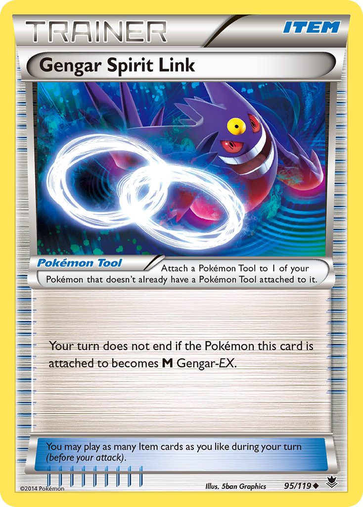 Gengar Spirit Link (95/119) [XY: Phantom Forces] | Exor Games New Glasgow