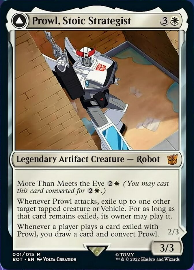 Prowl, Stoic Strategist // Prowl, Pursuit Vehicle [Universes Beyond: Transformers] | Exor Games New Glasgow