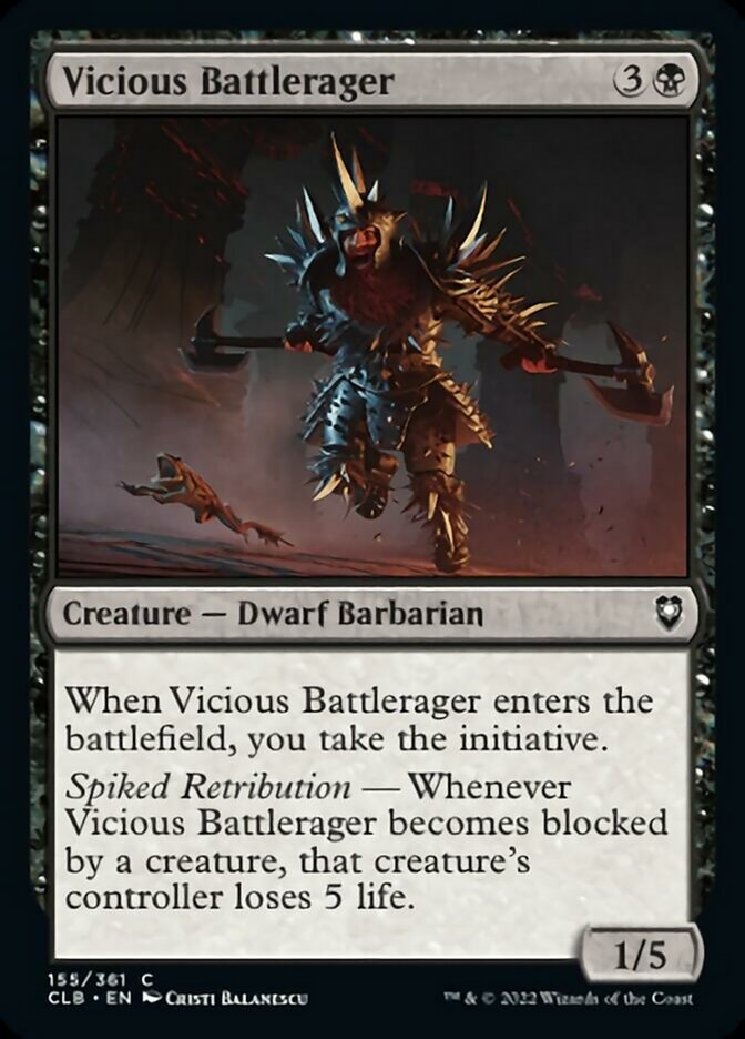 Vicious Battlerager [Commander Legends: Battle for Baldur's Gate] | Exor Games New Glasgow