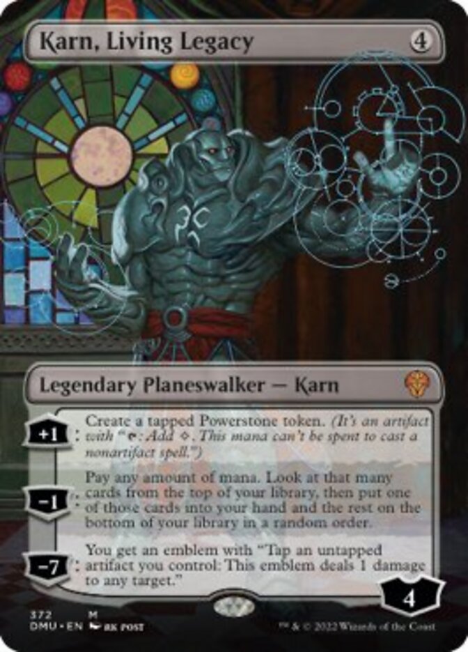 Karn, Living Legacy (Borderless) [Dominaria United] | Exor Games New Glasgow