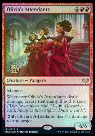 Olivia's Attendants [Innistrad: Crimson Vow Prerelease Promos] | Exor Games New Glasgow