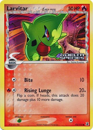 Larvitar (73/113) (Delta Species) (Stamped) [EX: Delta Species] | Exor Games New Glasgow