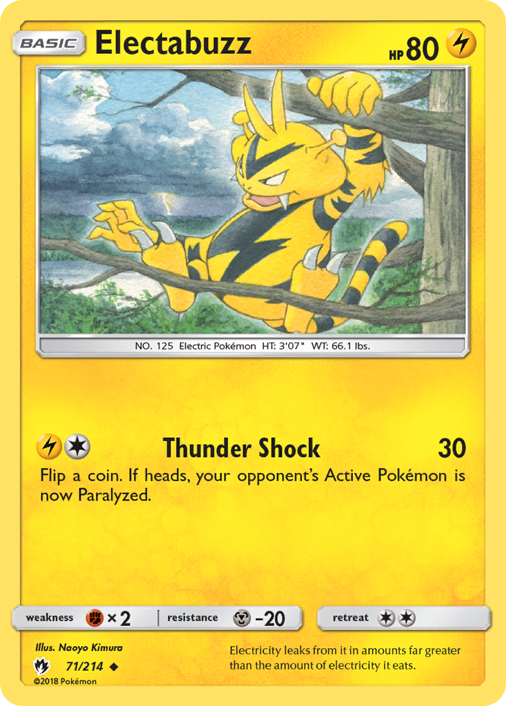 Electabuzz (71/214) [Sun & Moon: Lost Thunder] | Exor Games New Glasgow