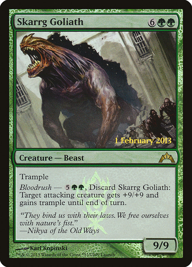 Skarrg Goliath (Launch) [Gatecrash Prerelease Promos] | Exor Games New Glasgow