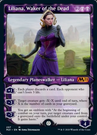 Liliana, Waker of the Dead (Showcase) [Core Set 2021] | Exor Games New Glasgow