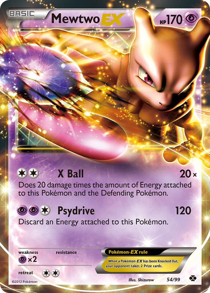 Mewtwo EX (54/99) [Black & White: Next Destinies] | Exor Games New Glasgow