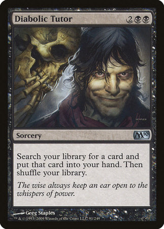 Diabolic Tutor [Magic 2010] | Exor Games New Glasgow