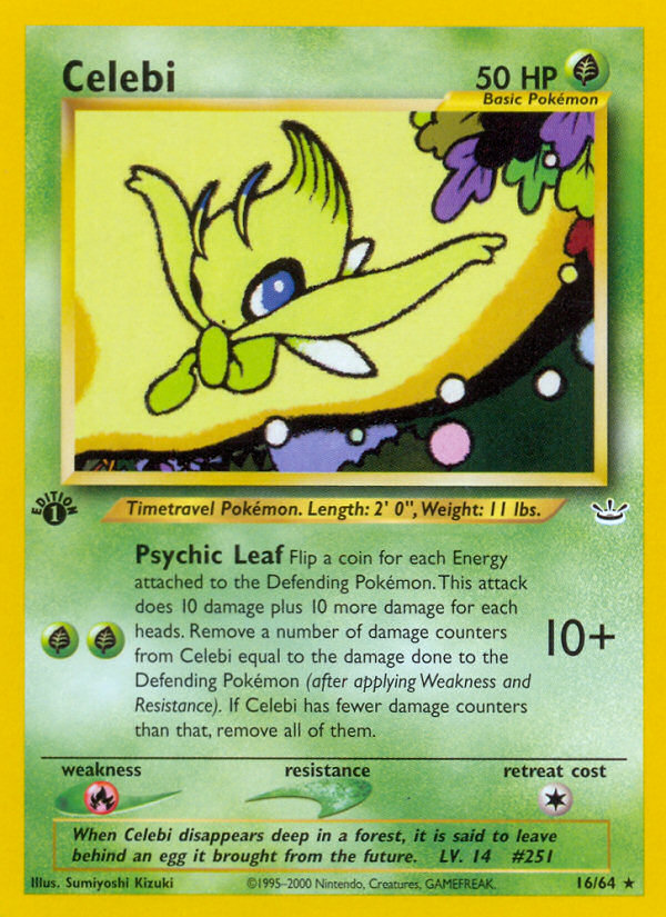 Celebi (16/64) [Neo Revelation 1st Edition] | Exor Games New Glasgow