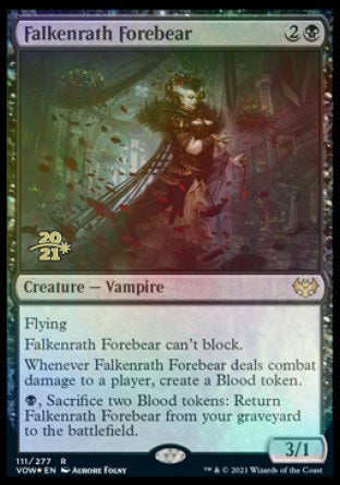 Falkenrath Forebear [Innistrad: Crimson Vow Prerelease Promos] | Exor Games New Glasgow