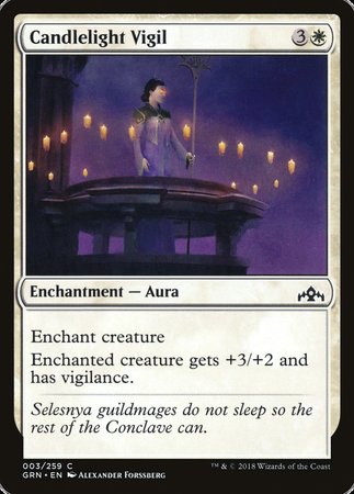 Candlelight Vigil [Guilds of Ravnica] | Exor Games New Glasgow