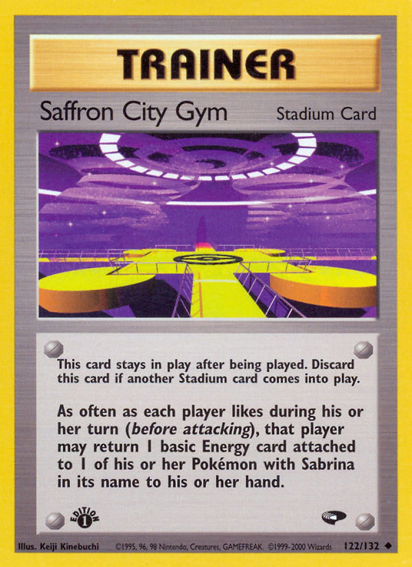 Saffron City Gym (122/132) [Gym Challenge 1st Edition] | Exor Games New Glasgow