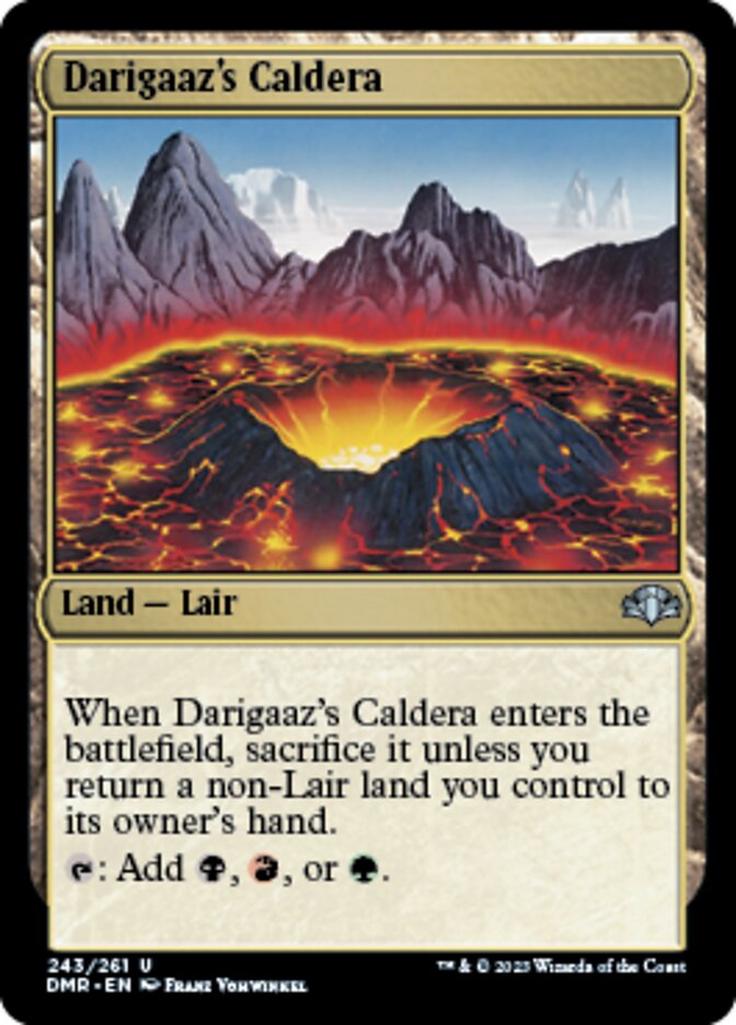 Darigaaz's Caldera [Dominaria Remastered] | Exor Games New Glasgow