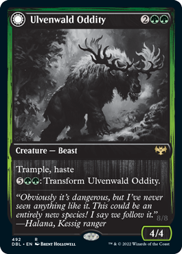 Ulvenwald Oddity // Ulvenwald Behemoth [Innistrad: Double Feature] | Exor Games New Glasgow