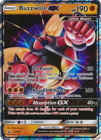 Buzzwole GX (SM69) (Jumbo Card) [Sun & Moon: Black Star Promos] | Exor Games New Glasgow