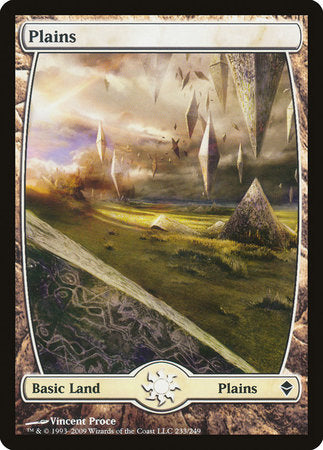 Plains (233) - Full Art [Zendikar] | Exor Games New Glasgow