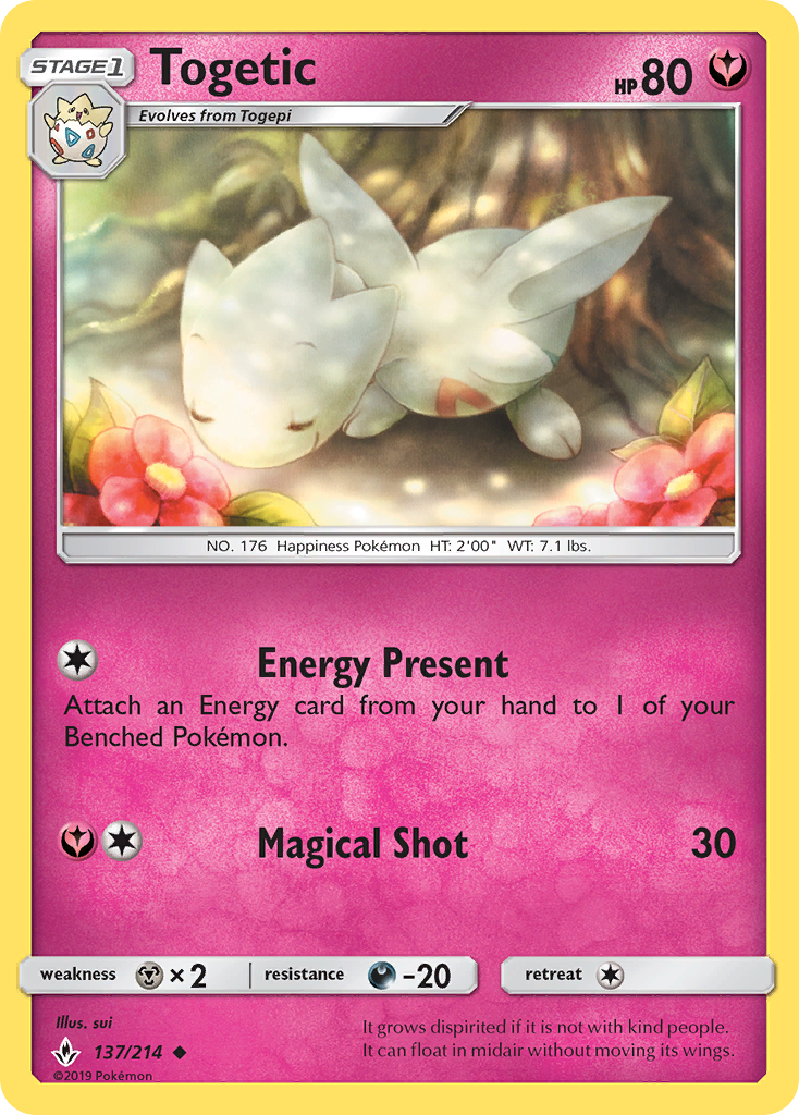 Togetic (137/214) [Sun & Moon: Unbroken Bonds] | Exor Games New Glasgow