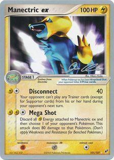 Manectric ex (101/107) (Mewtrick - Jason Klaczynski) [World Championships 2006] | Exor Games New Glasgow