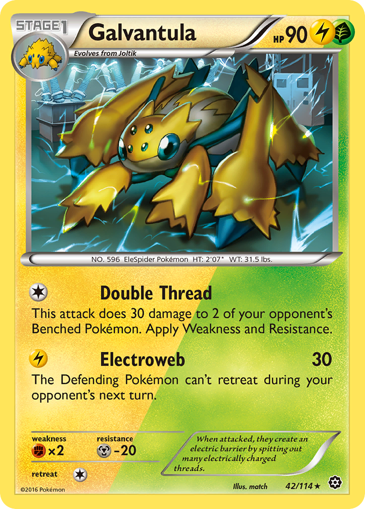 Galvantula (42/114) [XY: Steam Siege] | Exor Games New Glasgow