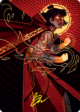 Infuriate Art Card (Gold-Stamped Signature) [Strixhaven: School of Mages Art Series] | Exor Games New Glasgow