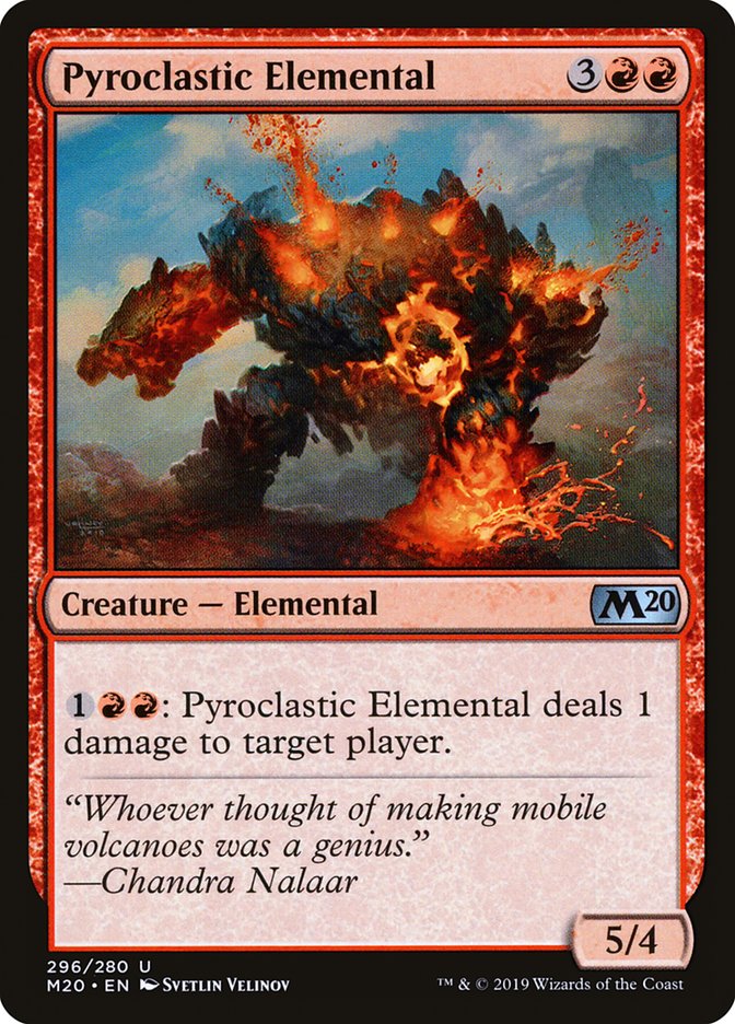 Pyroclastic Elemental [Core Set 2020] | Exor Games New Glasgow