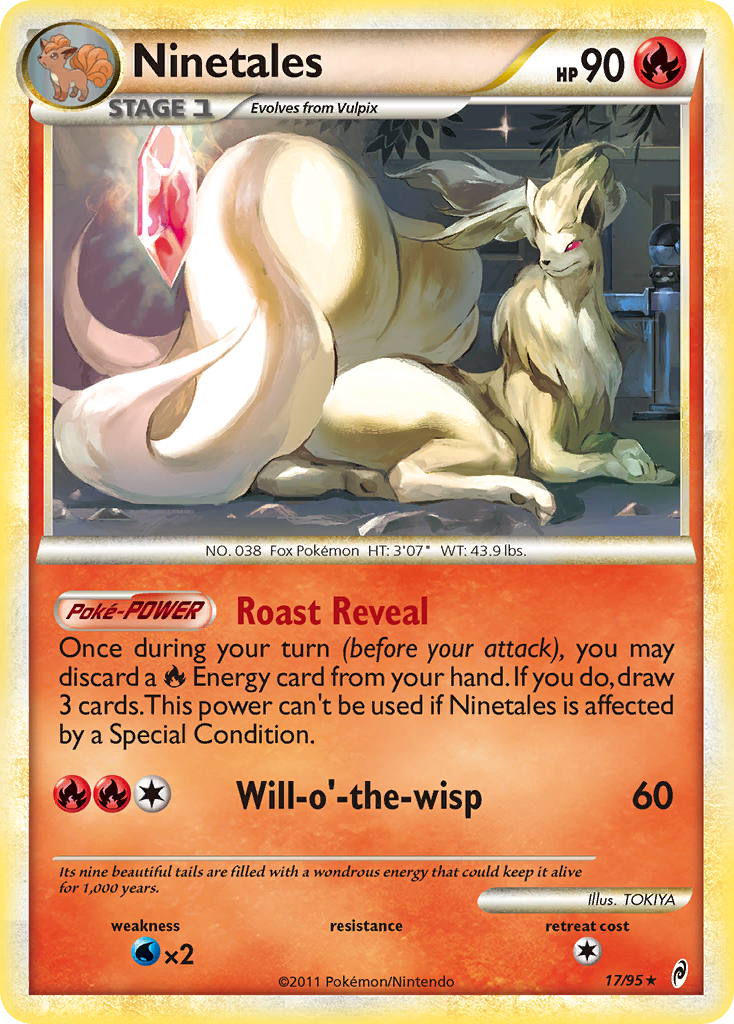 Ninetales (17/95) [HeartGold & SoulSilver: Call of Legends] | Exor Games New Glasgow
