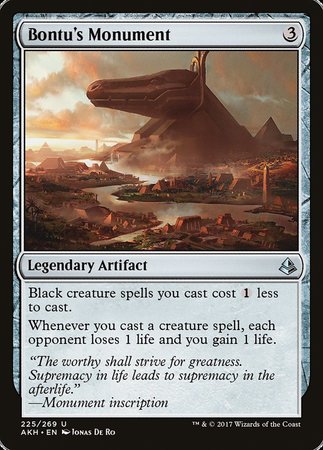 Bontu's Monument [Amonkhet] | Exor Games New Glasgow