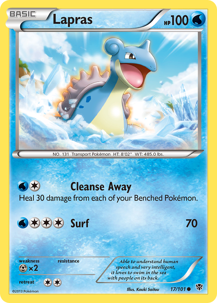 Lapras (17/101) [Black & White: Plasma Blast] | Exor Games New Glasgow